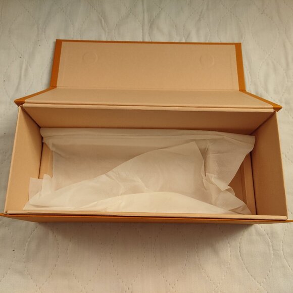 Louis Vuitton Empty Magnetic Orange Gift Box With Packaging - Picture 3 of 3